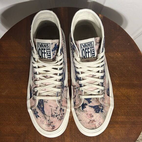 🔥🔥 VANS Floral Dye Sk8-Hi 38 Decon Multi/Marshmallow Women’s Sz 8.5 - PERFECT - Picture 4 of 13